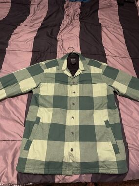 5.11 Tactical Green Plaid Jacket - Two-Tone Green